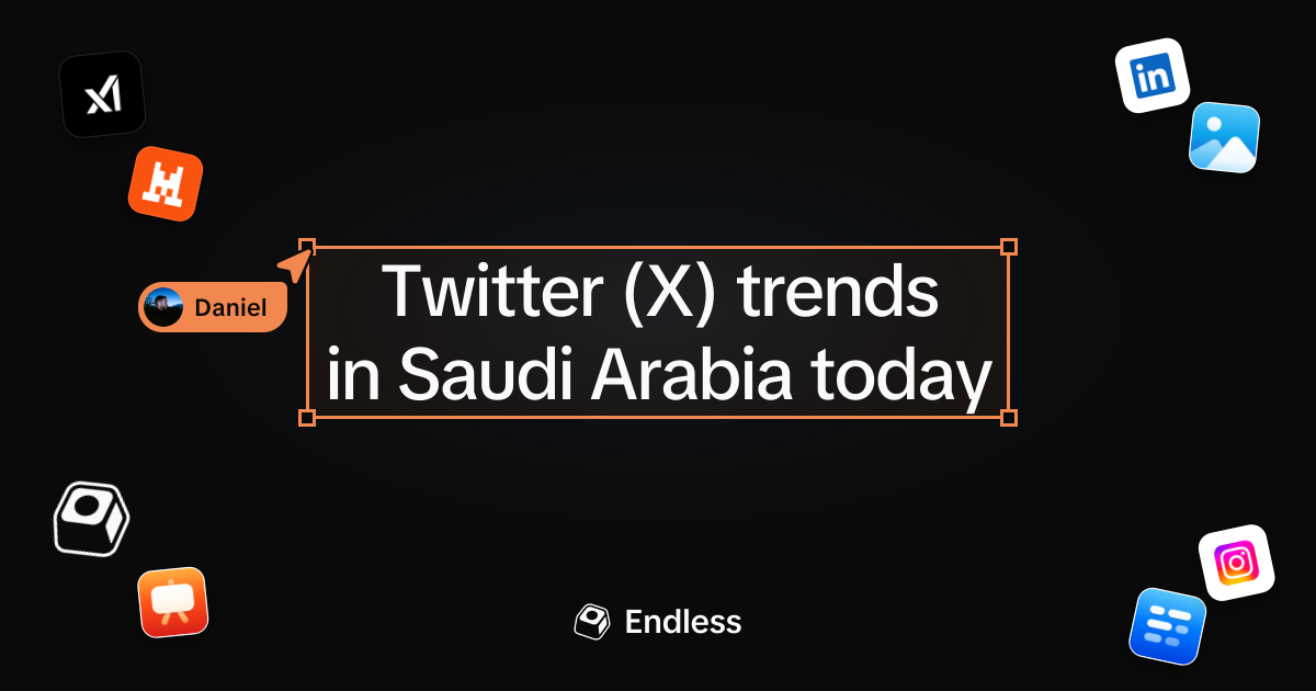 Twitter (X) trends in Saudi Arabia today - Endless