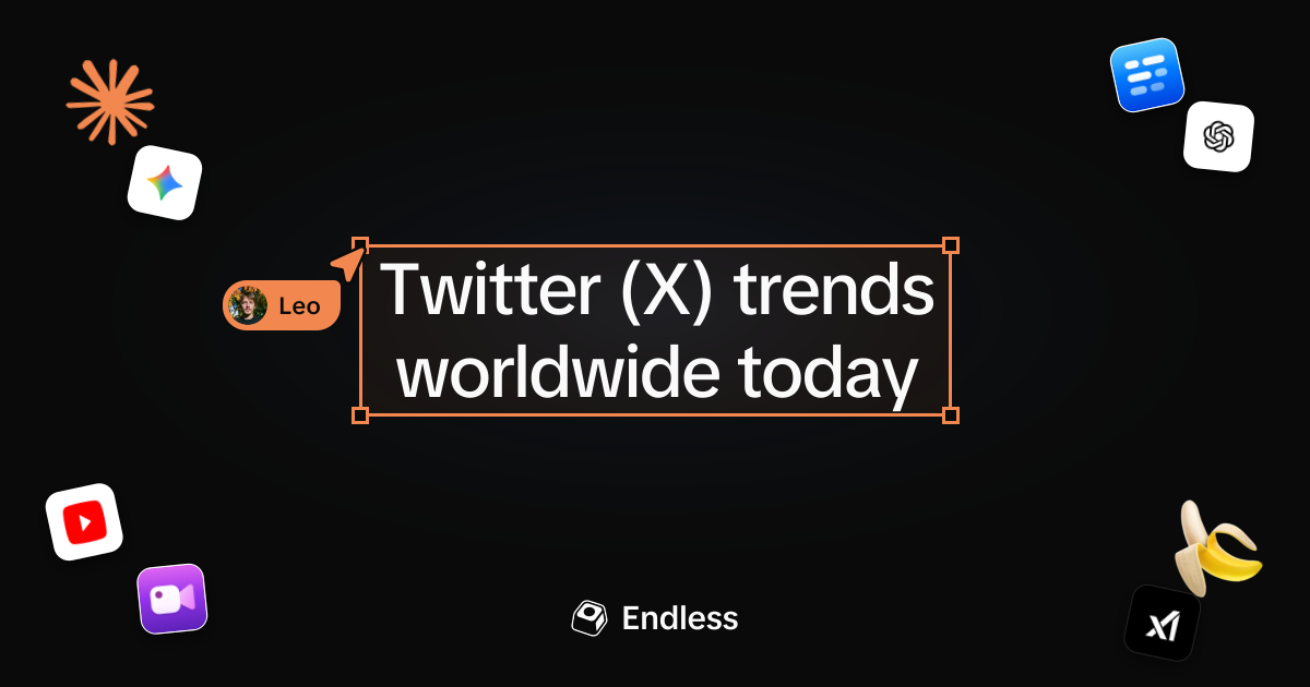 Twitter (X) trends worldwide today - Endless